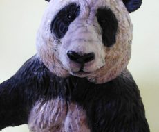 Panda sculpture