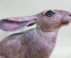 hare head sculpture