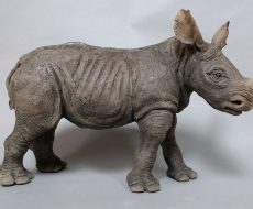 Baby Rhino Sculpture